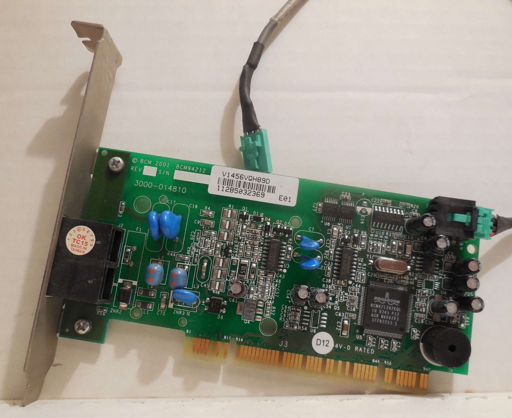 BROADCOM V92 Internal Data/Fax Modem BCM94212/U  Dell PN 9R460
