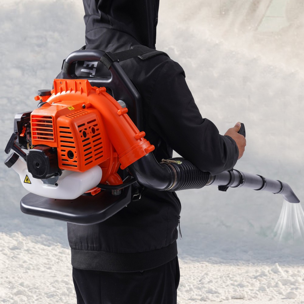 2-Stroke 42.7cc Backpack Leaf Blower Gas Powered Leaf Blower Backpack Blower