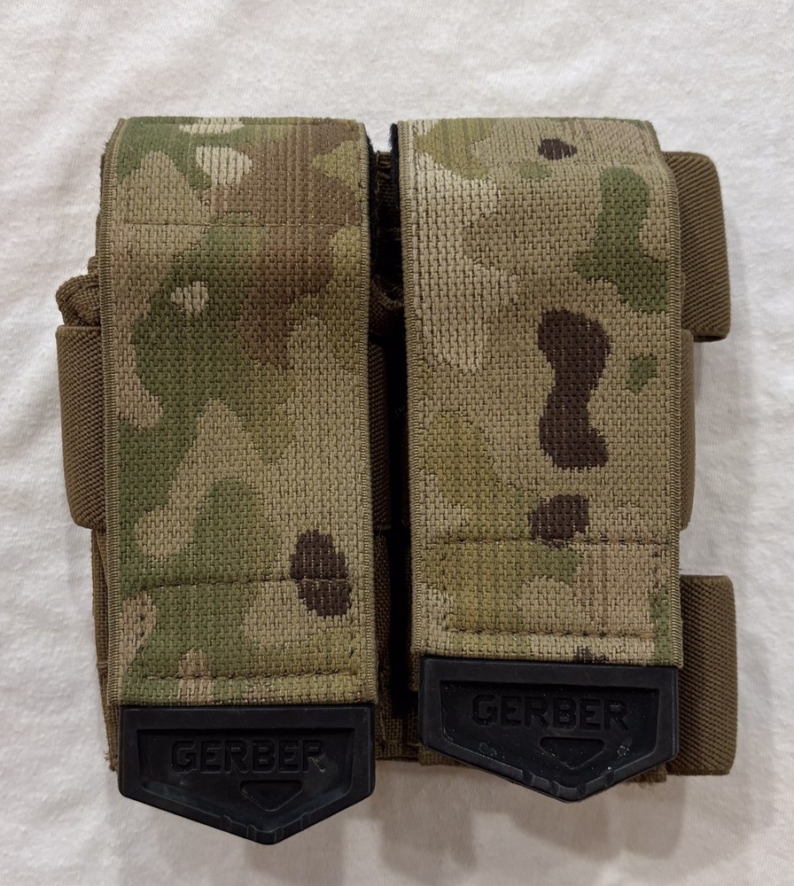 Gerber Individual Deployment ID Adjustable Double Pouch Multicam