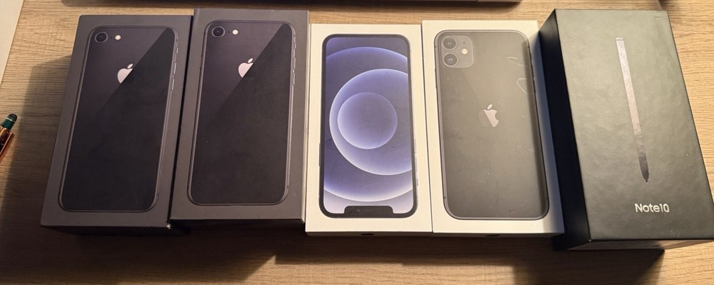 iphone Empty boxes 4 And 1 Note 10 Empty Box