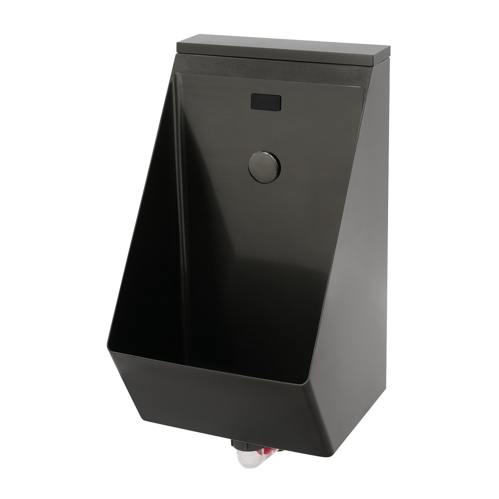Wall Mounted Sensor Urinal Automatic Sensor Urinal Toilet For Men Toilet Black