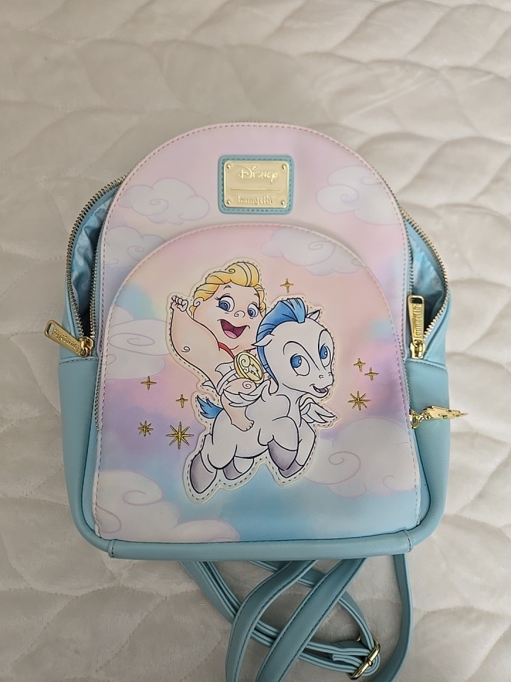 DISNEY LOUNGEFLY BAG MINI BACKPACK HERCULES & PEGASUS In Great Condition!