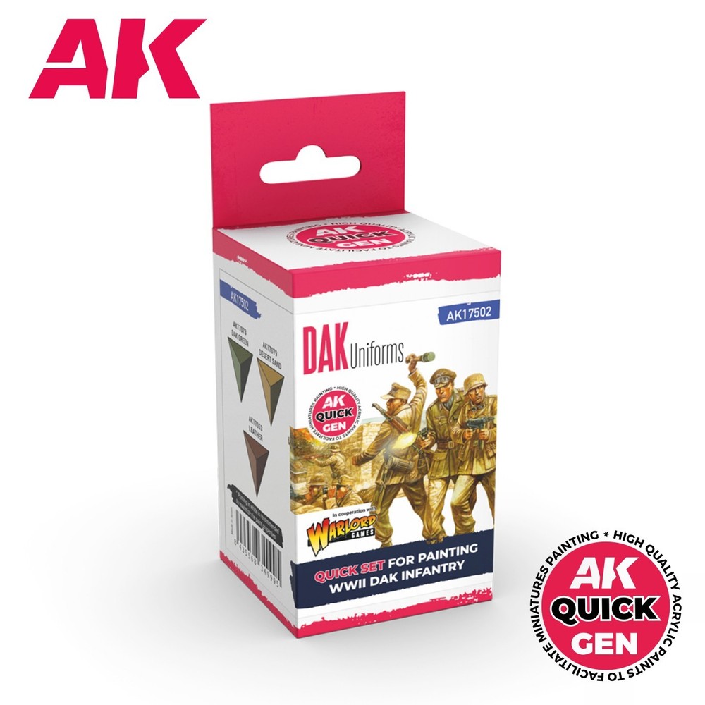 AK Interactive: DAK Uniforms - QUICK GEN Set - AK17502