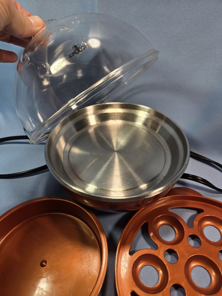 Copper Chef Egg Maker Perfect Precise & Effortless Automatic 14 Egg Capacity