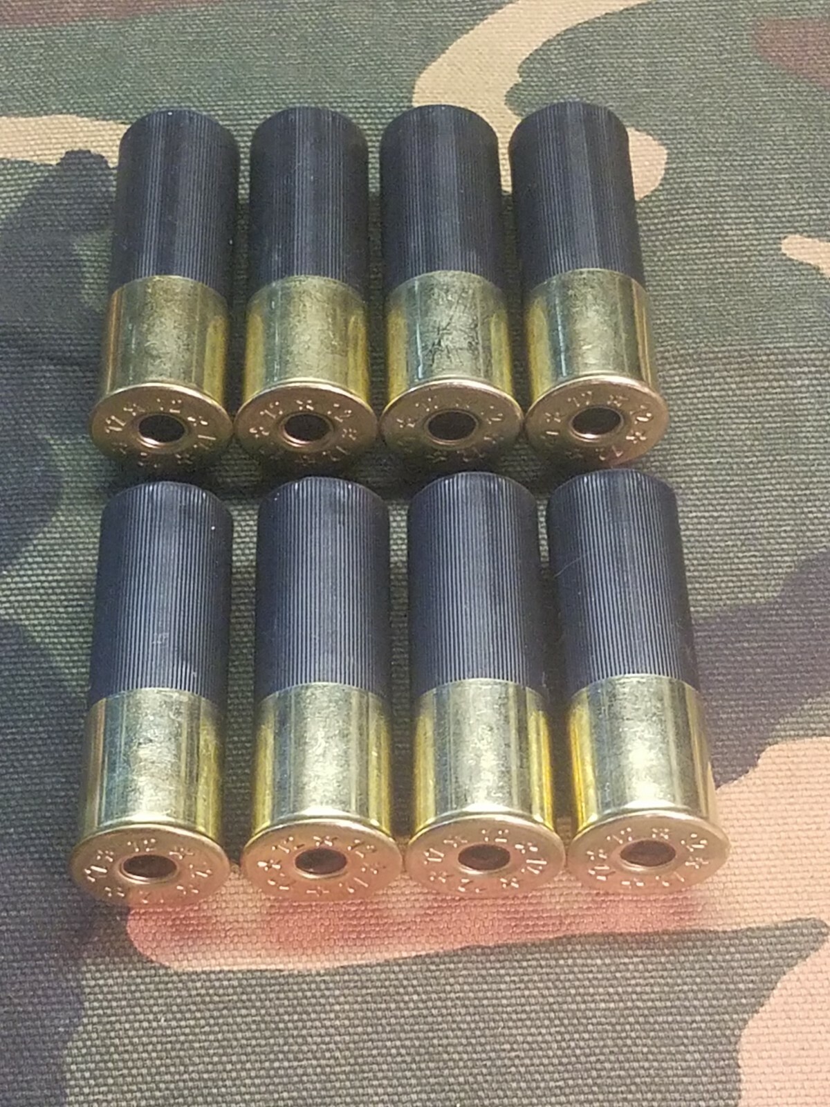 12 GAUGE 2 3/4" SNAP CAPS DUMMY TRAINING ROUNDS SET OF 8 SAFETY BLACK 1oz