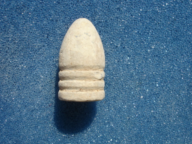 Excavated Civil War .58 Caliber 3-Ring Bullet Minie Ball dug in Kennesaw, Ga.