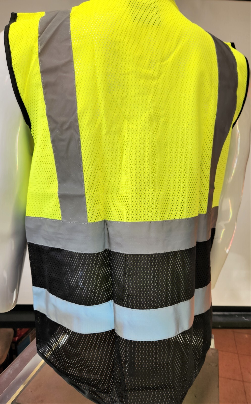 FX SAFETY VEST - Class 2 High Visibility Reflective Yellow Safety Vest