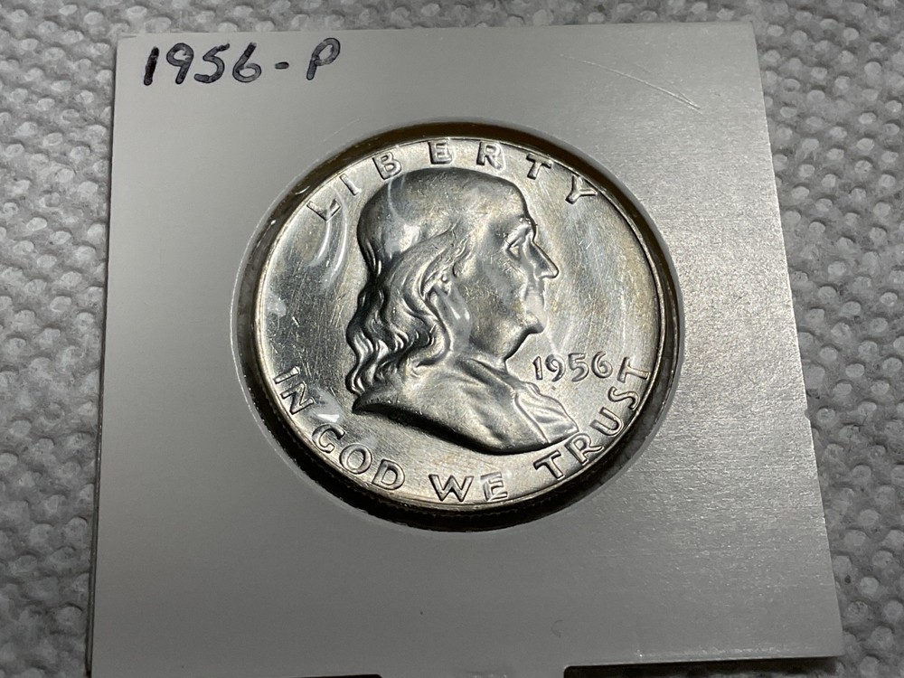1956-P Franklin Half Dollar UNC.