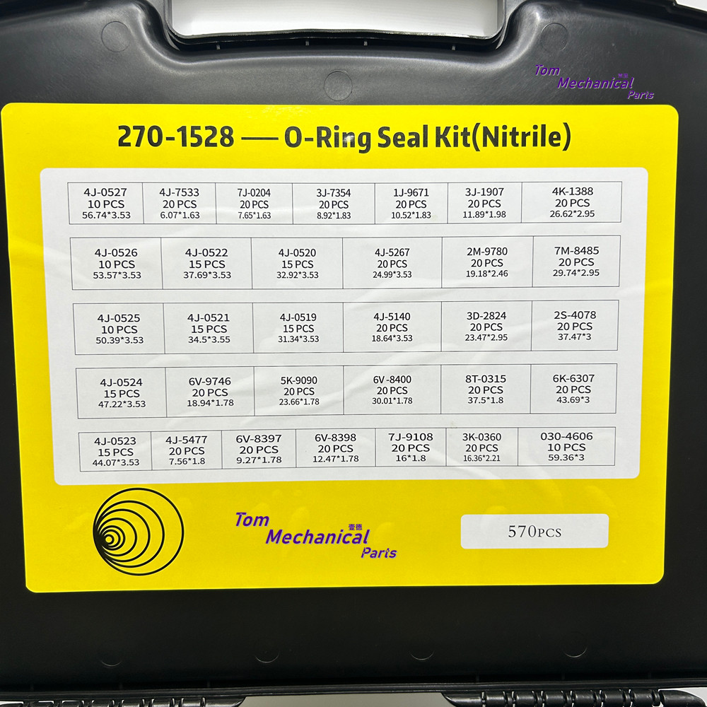 270-1528 O-ring Box Seal Kit For Caterpillar Excavator Hydraulic 570pcs 32 types