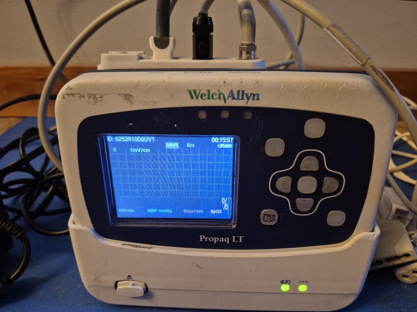 Welch Allyn Propaq LT Patient Monitor W/ Cables