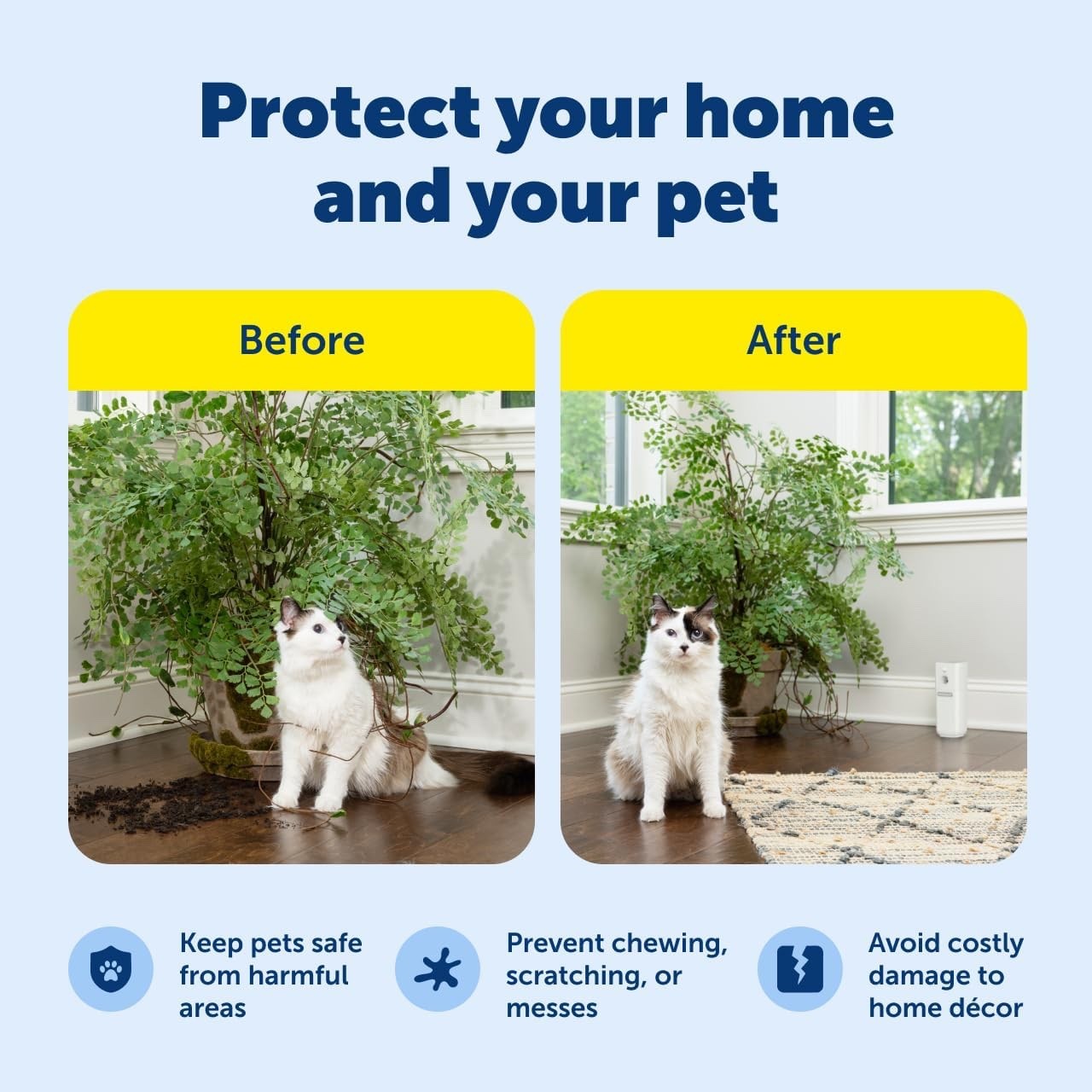 PetSafe SSSCAT Motion Activated Spray Deterrent for Cats & Dogs- 2025 New Design