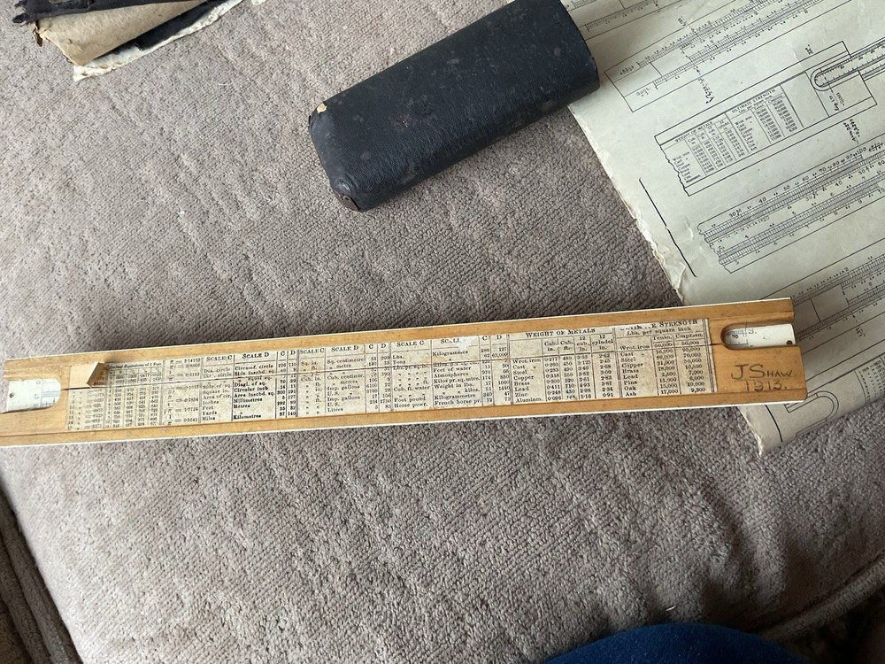 Vintage Slide Rules Bundle x 5