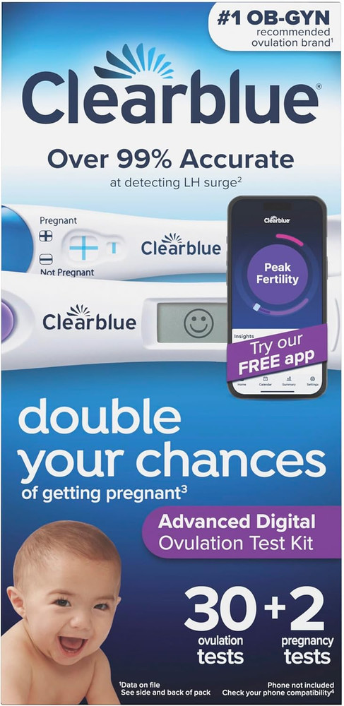 Advanced Digital Ovulation Test Kit, 32 Count