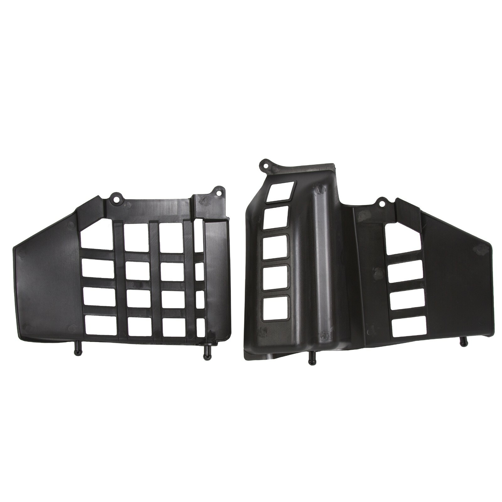 Black Heel Guards Footrest Fit Yamaha 87-06 Banshee 350 Left + Right Nerf Bars