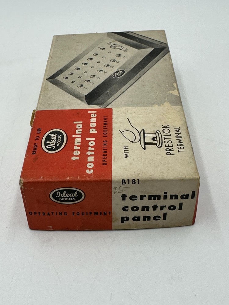 Ideal Models B-181 Terminal Control Panel Prestlok Model Train Accessory Vintage