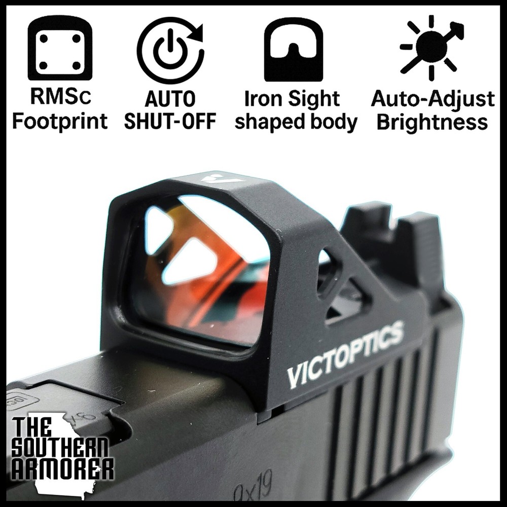 Micro Red Dot Optic Sight for Hellcat® OSP RMSc Footprint Auto Adjust Feature