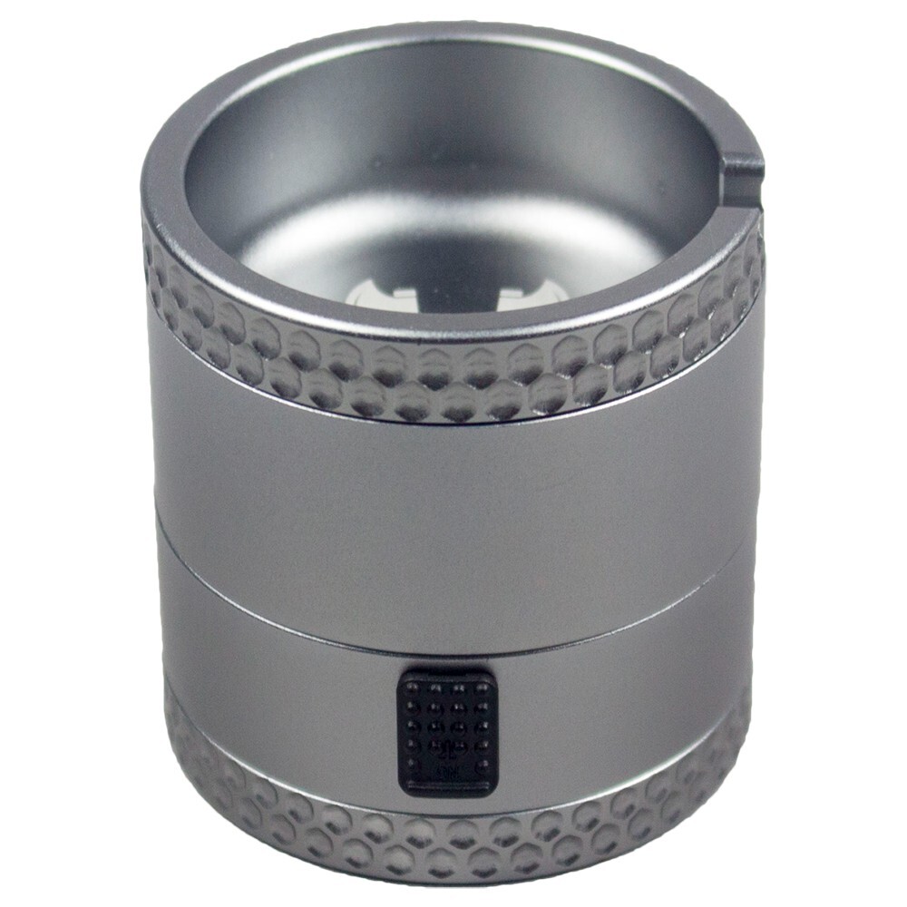 2.5'' 4 Parts Viking Axe Toothless Mortar Plus Pestle Grinder Gunmetal Color