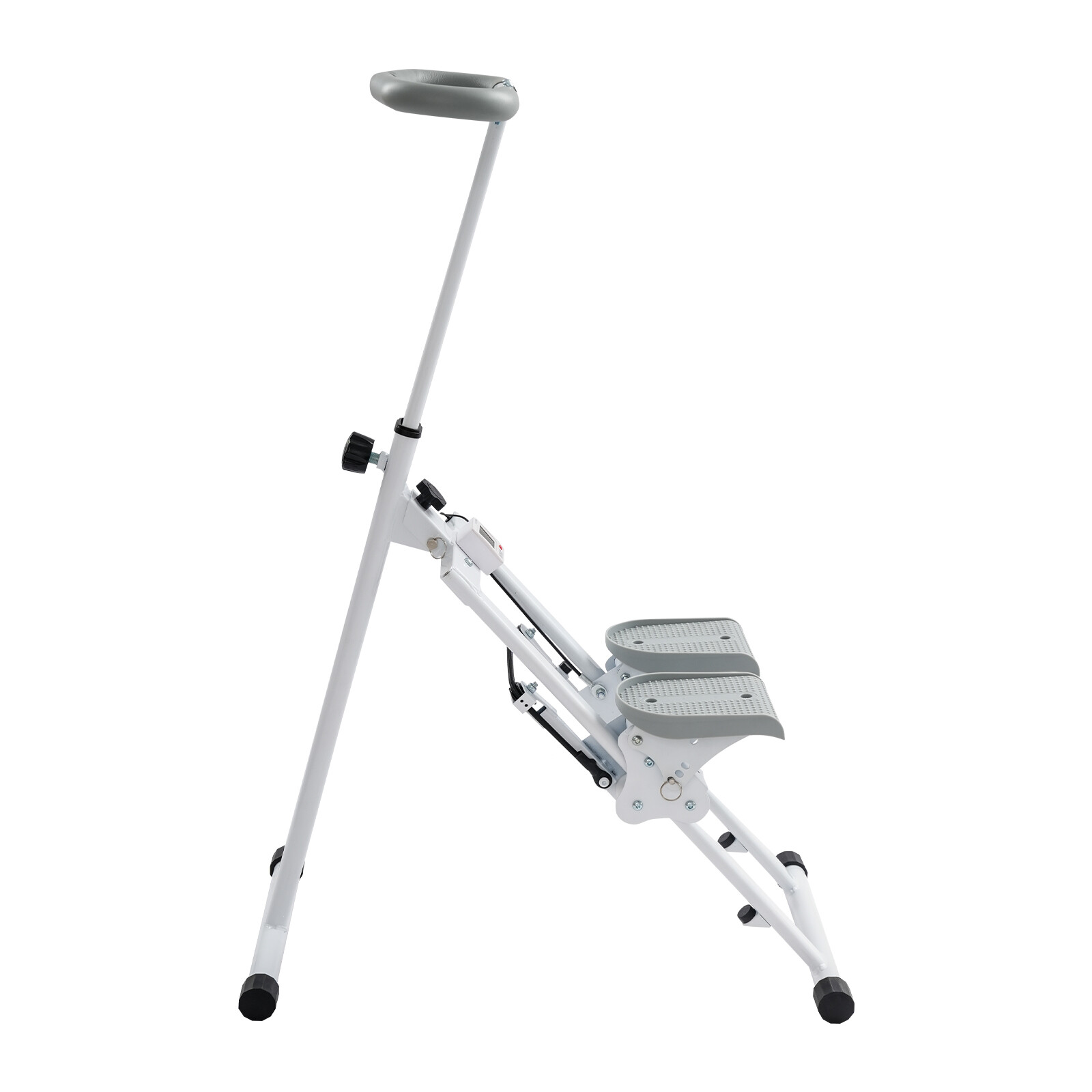 Foldable Stair Stepper Machine-Adjustable Vertical Climber For Full Body Workout