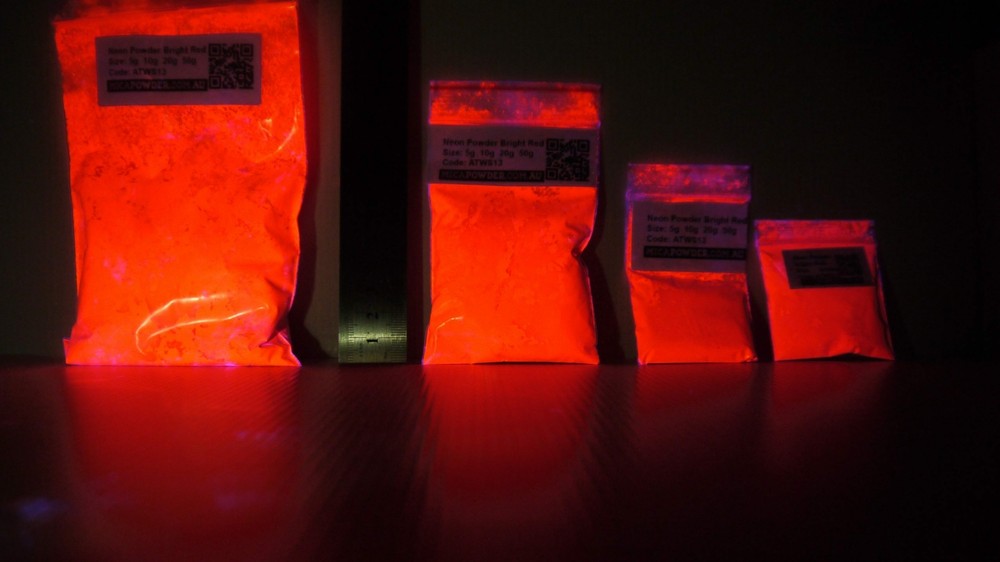 Neon Powder Bright Red