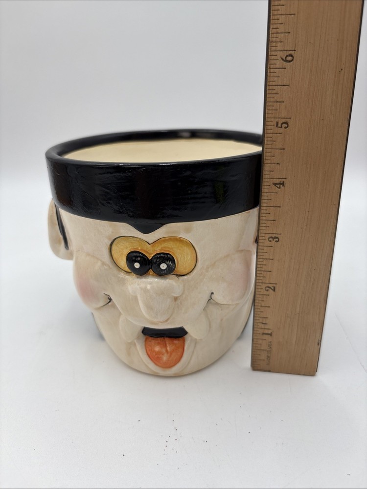 Halloween Dracula Ceramic Planter