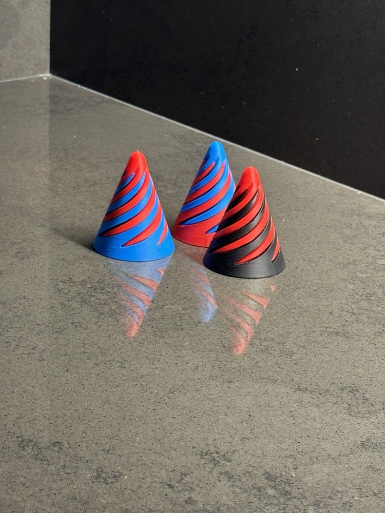Spiral cone fidget
