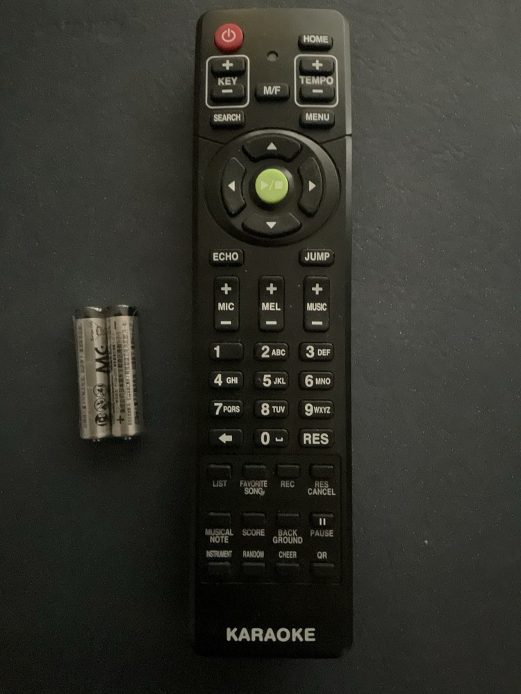 Original Karaoke System Remote Control with batteries