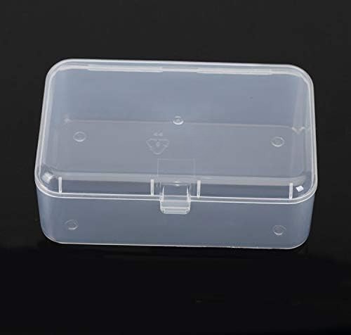 Small Plastic Storage Box Lidded Case Container Coin Screws Jewelry Travel Beads