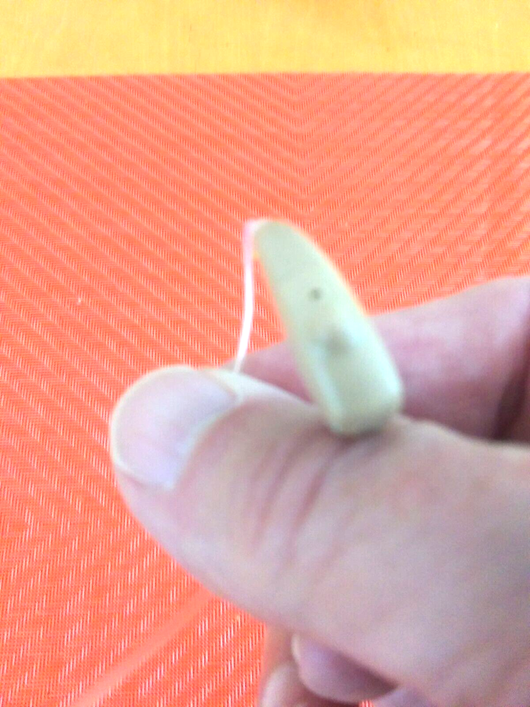 NEW programmable mini DIGITAL RIC HEARING AID mild/serious left ear 4 programs