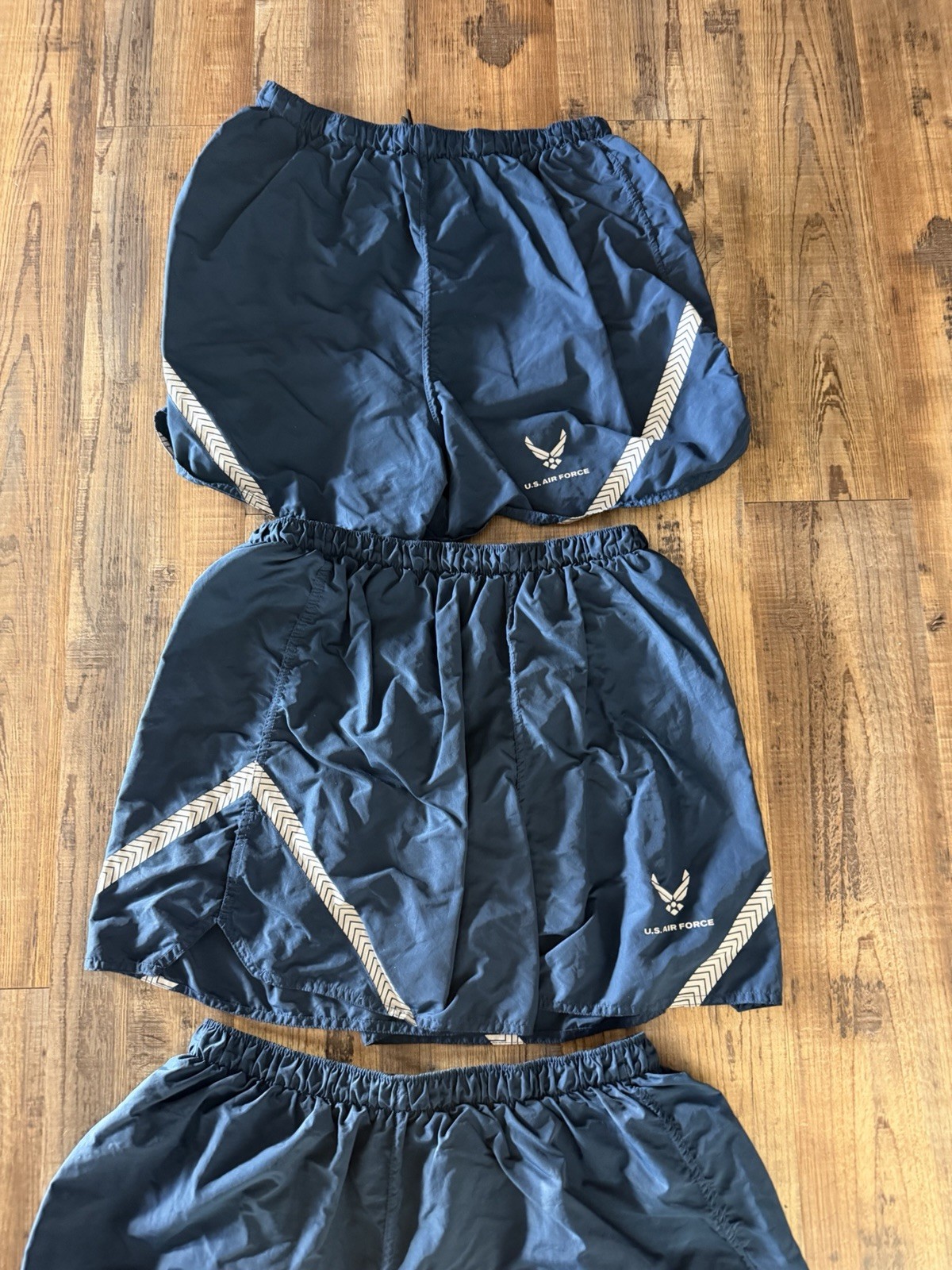 USAF PTU BLUE SHORTS PT TRUNKS Running Gym Swimming Air Force SIZE X-LARGE