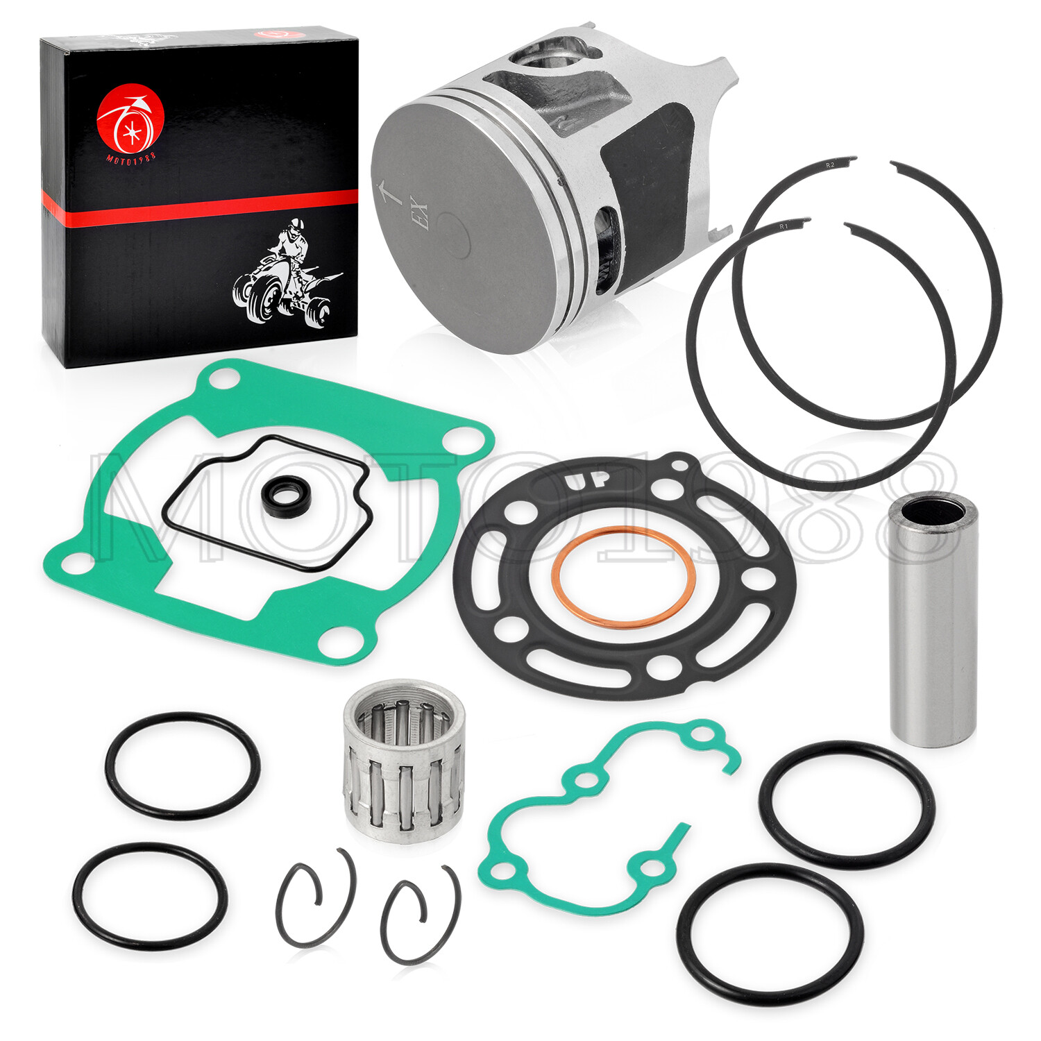 Piston & Ring & Bearing CYLINDER GASKET kit 48.5mm for Kawasaki KX85 2001-2013