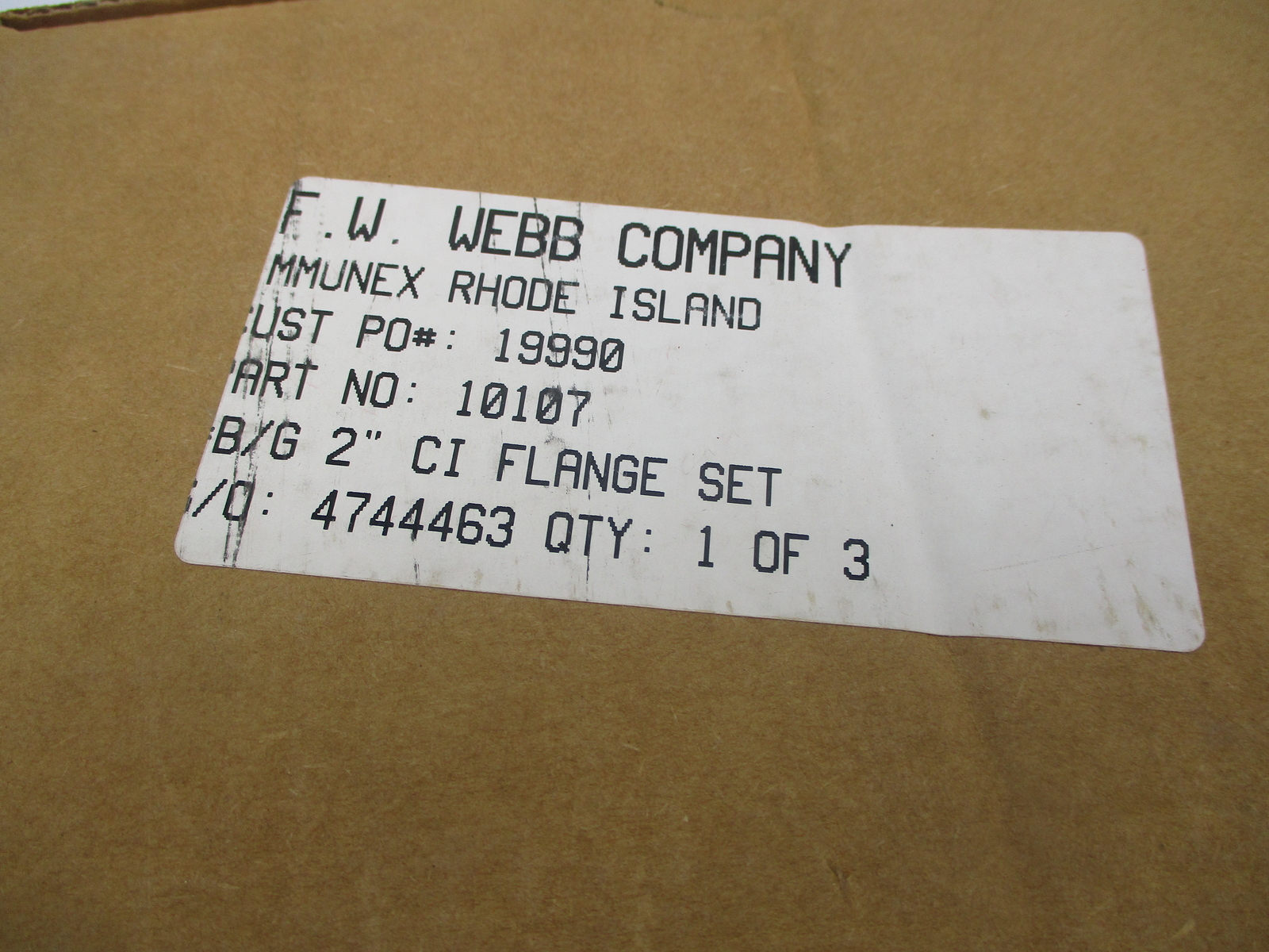 BELL & GOSSETT 101215 FLANGE PACK 2" NPT (AS PICTURED) NSNP