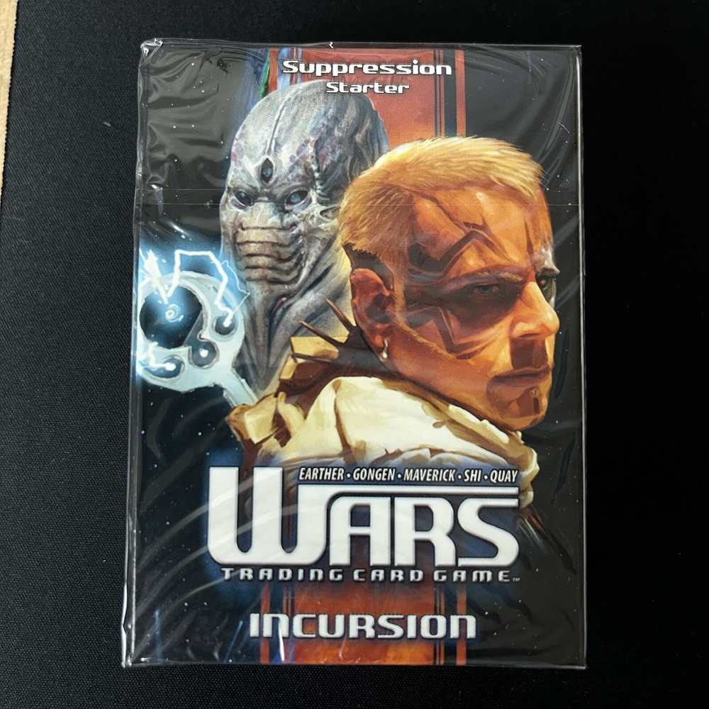 Wars CCG Incursion Nowhere to Hide Complete Starter Deck Set Sealed 6x