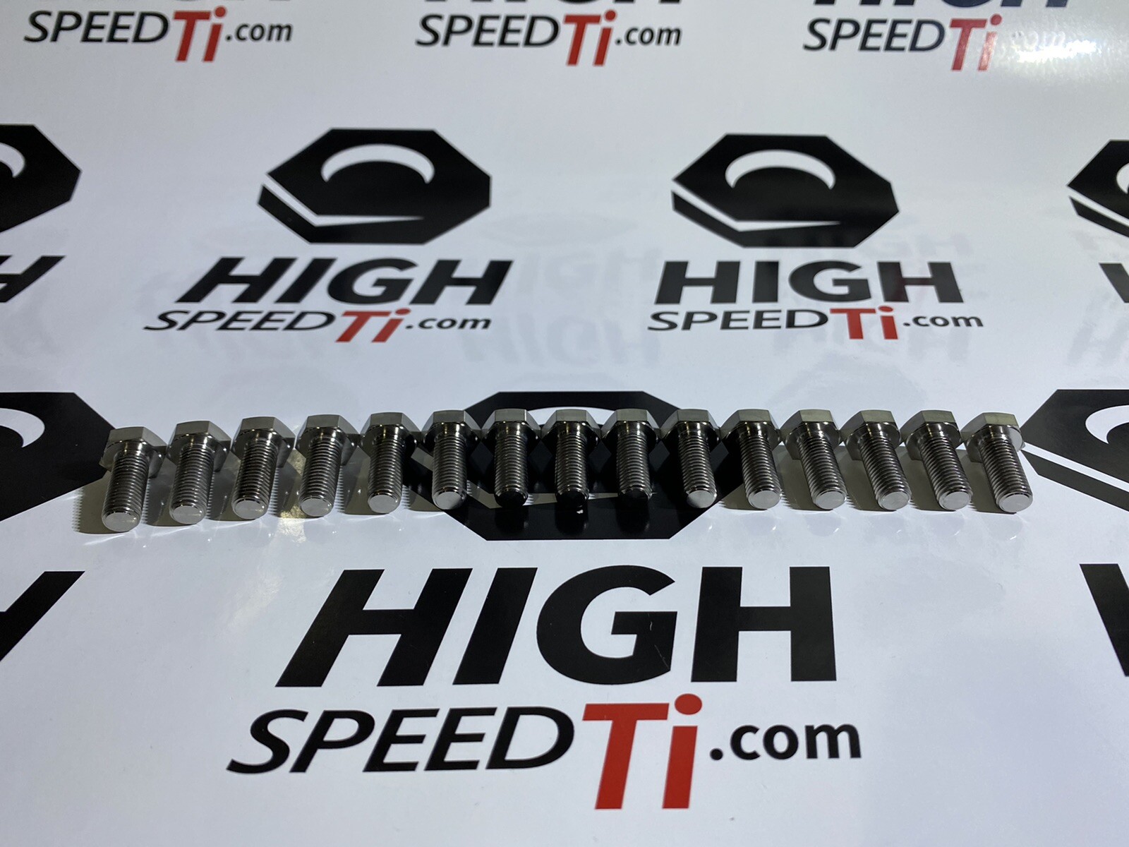 Sprint Car Light Weight Titanium Weld wheel center bolt kit 15pc 5/16-24 X .750”