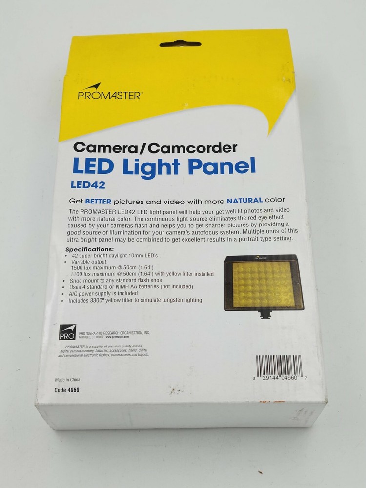 ProMaster LED42 LED Camera/Camcorder Light