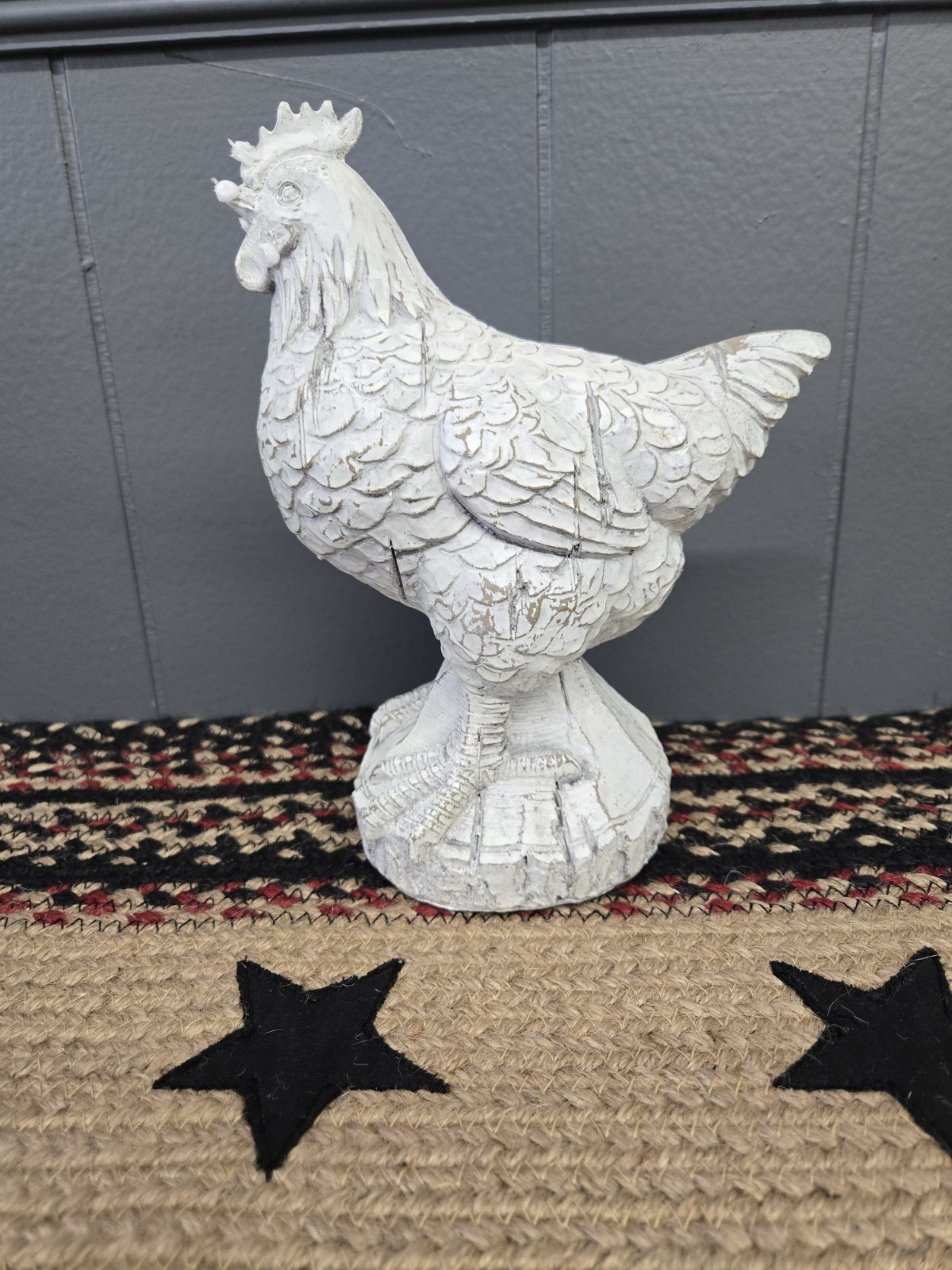 Self Standing Hen Garden Statue Garden/Home Decor Farm Decor 8 inch high