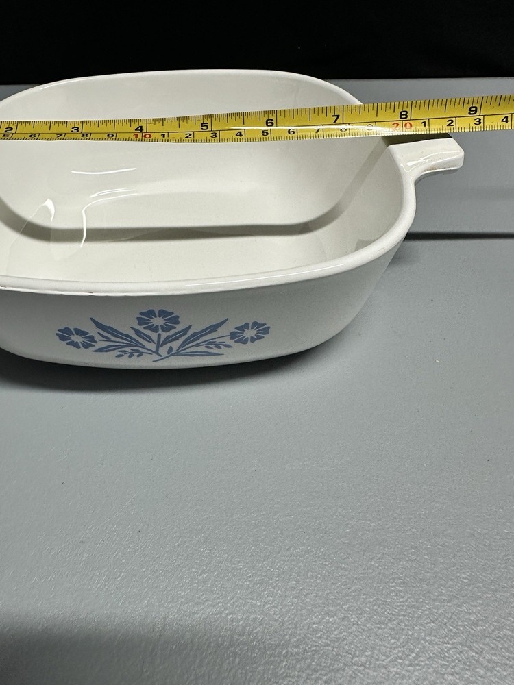 1 Qt Corning Ware Casserole Blue Cornflower