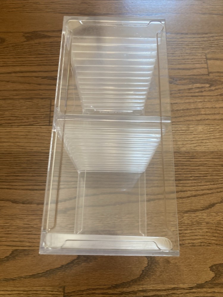 Stackable CD/DVD Multimedia Holder, Media Storage Rack, Clear Plastic 30 CD, US