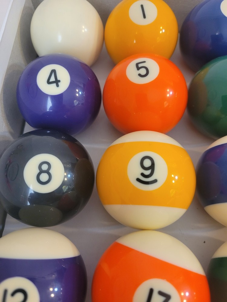 Billiard Complete 2.25" Pool Ball Set ~ Unused