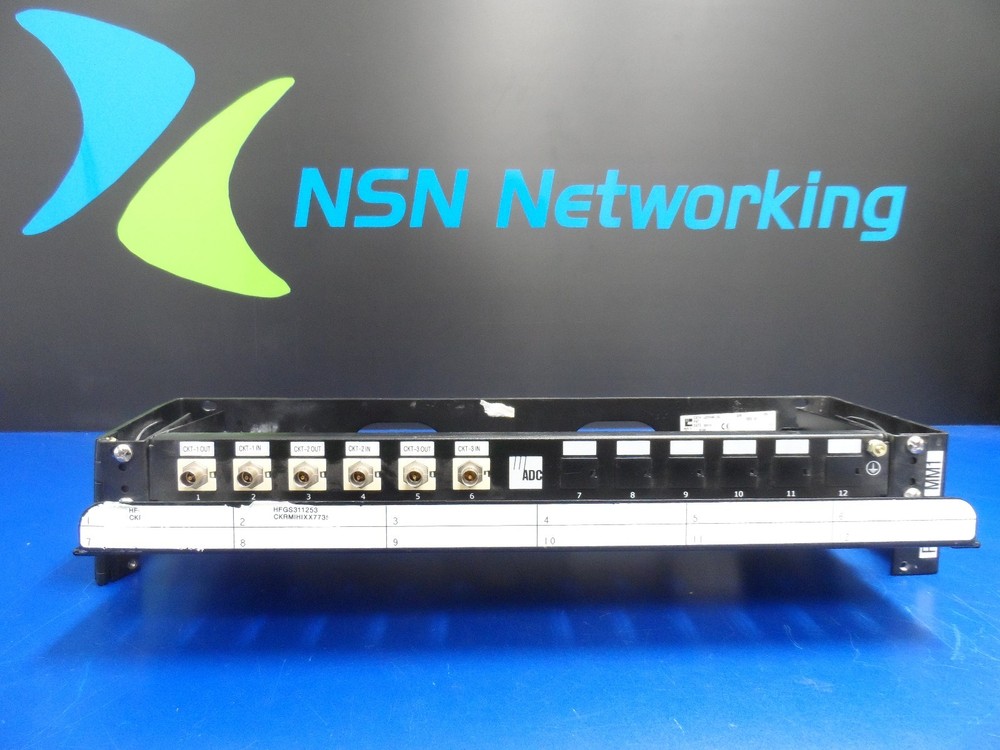 ADC ADCPP126SUM-SW ADCPPHWB-2RU 12-Port Fiber Panel Rack