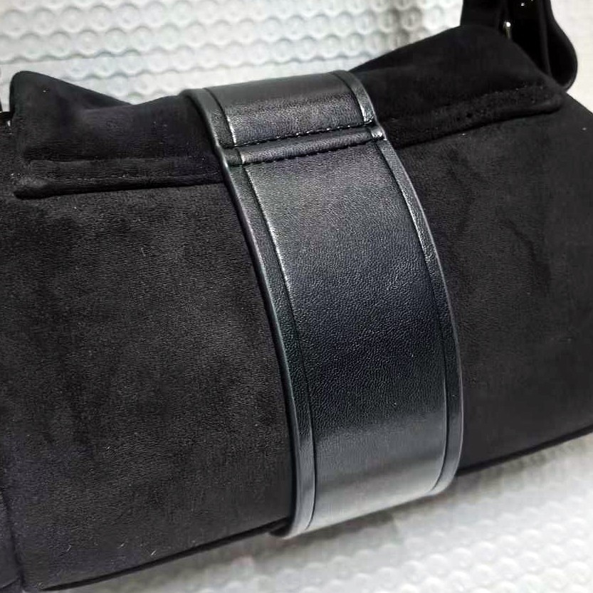 Vivienne Westwood Hazel Treasure Handbag Suede Black outlet F/S JP [DDP]