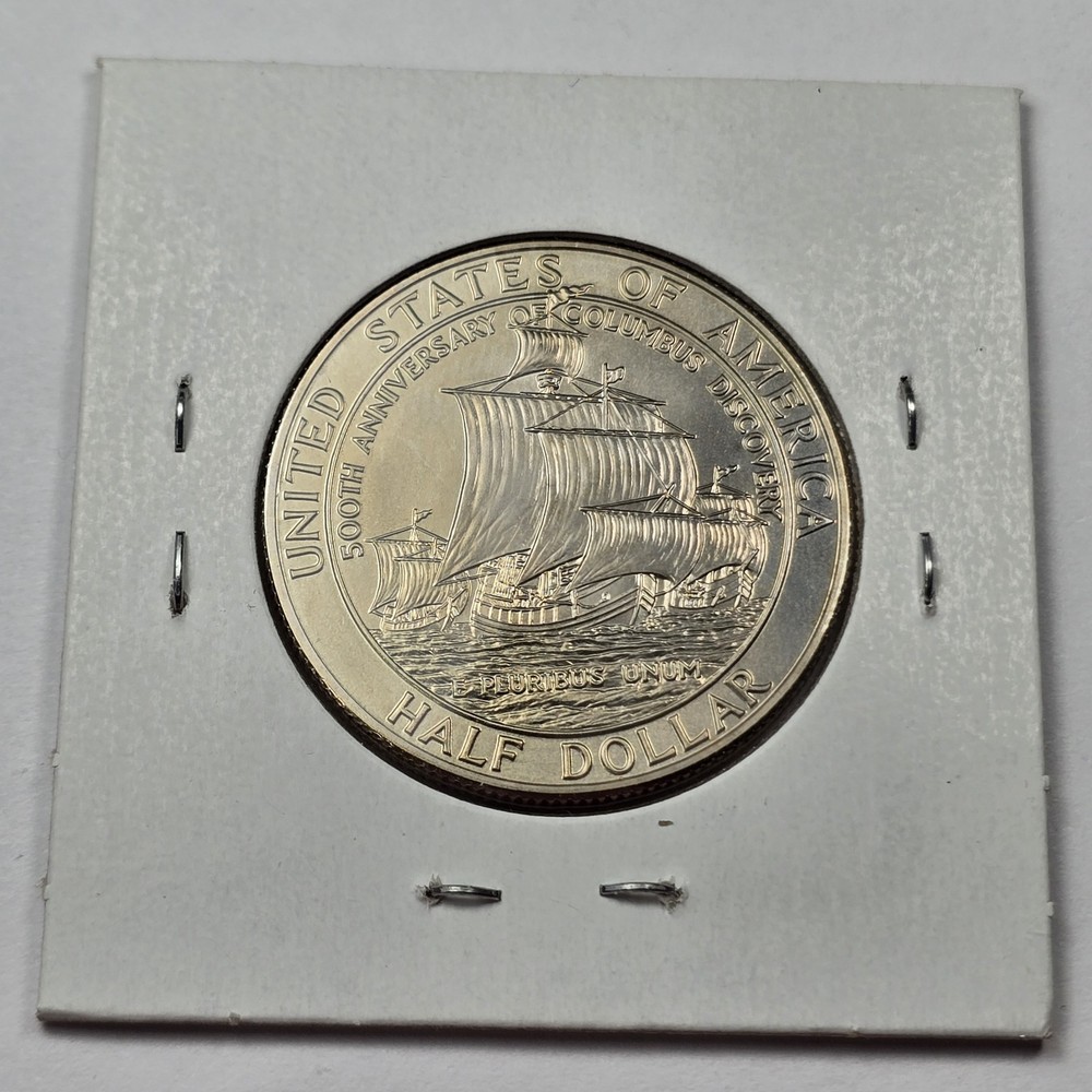 1992-D Columbus UNC Clad Commemorative Half Dollar #2