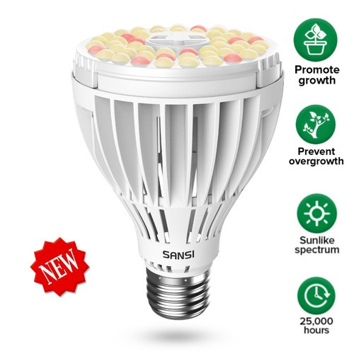 SANSI 250W LED Grow Light Full Spectrum for Indoor Plants Seedlings Germination