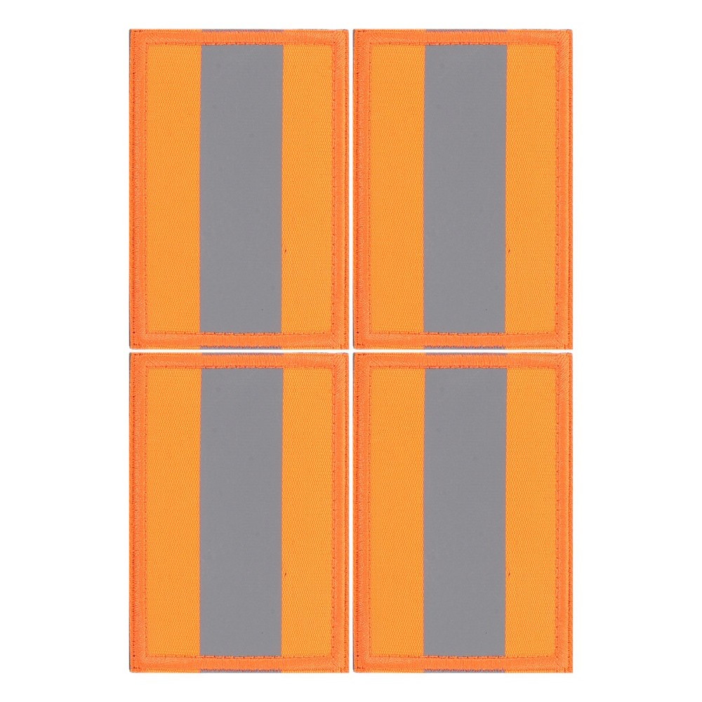 4 Pcs Rain Jackets Security Patch Reflective Night Camping Hiking