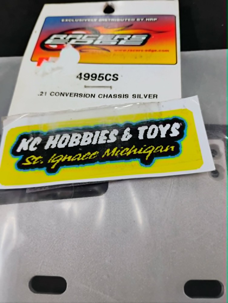 Racers Edge 4995cs .21 Conversion Chassis Silver