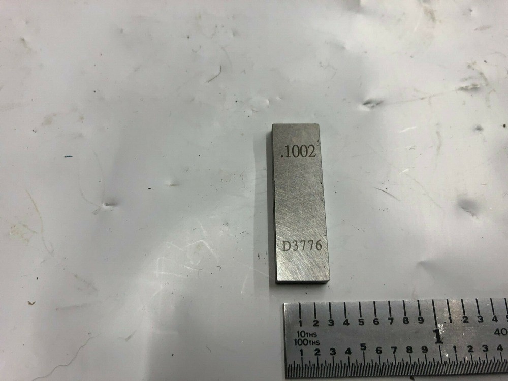 .1002 Rectangle Steel Gage Block.