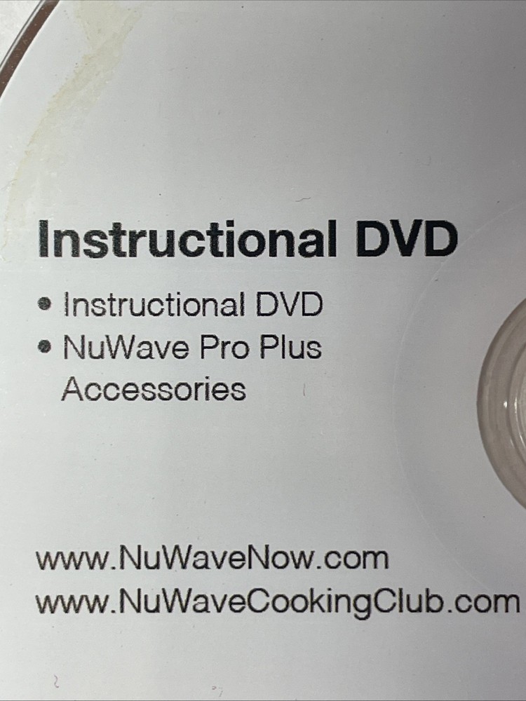Nuwave Live Well For Less User Manual On disc