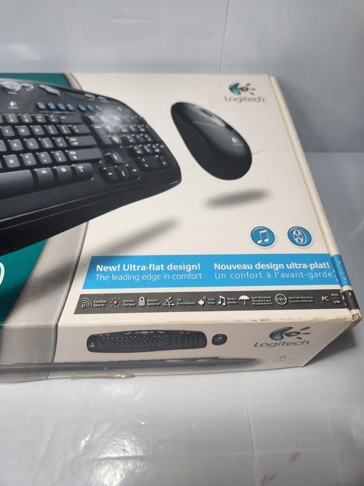 Logitech Cordless Desktop LX300 Wireless & Mouse Bundle