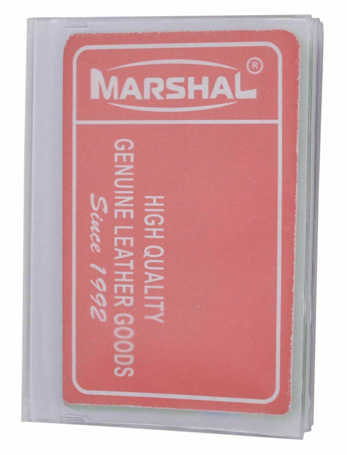 Set of 2 USA Made Trifold Plastic Wallet Inserts Picture Card Holder 6 Pages