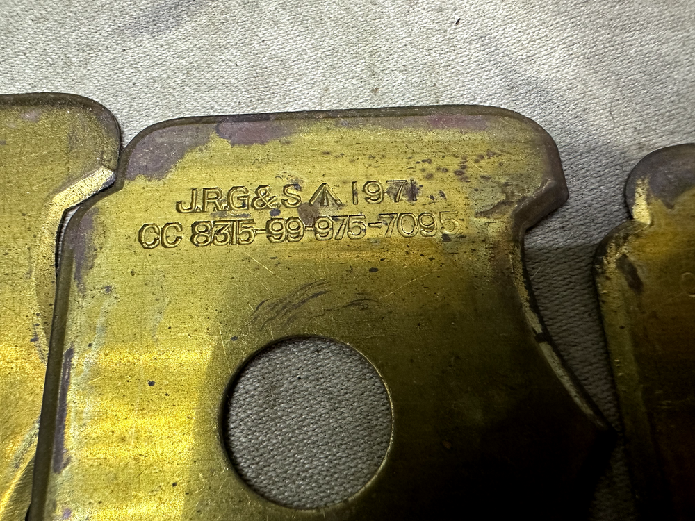 Orignal British Army Brass Button Cleaning Stick from Original Issue Box