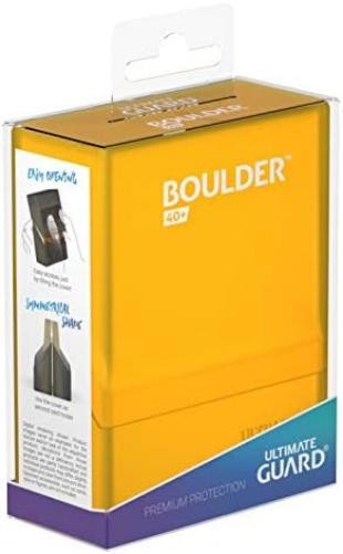 Ultimate Guard Boulder™ Deck Case 40+ Standard Size Amber